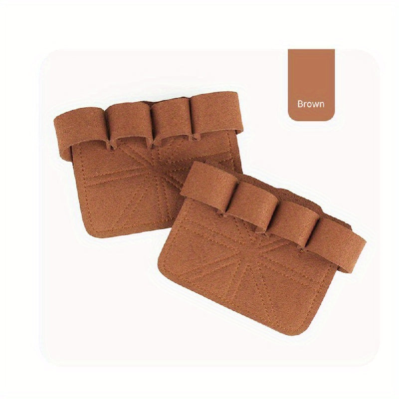 Cowhide Leather Weightlifting Gloves Half Finger Anti-slip Gloves