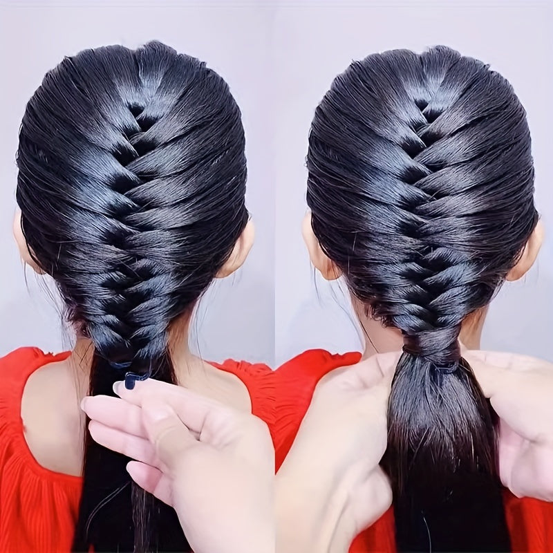 2pcs Hair Styling Tools Bun Maker Braider Roller Hooks