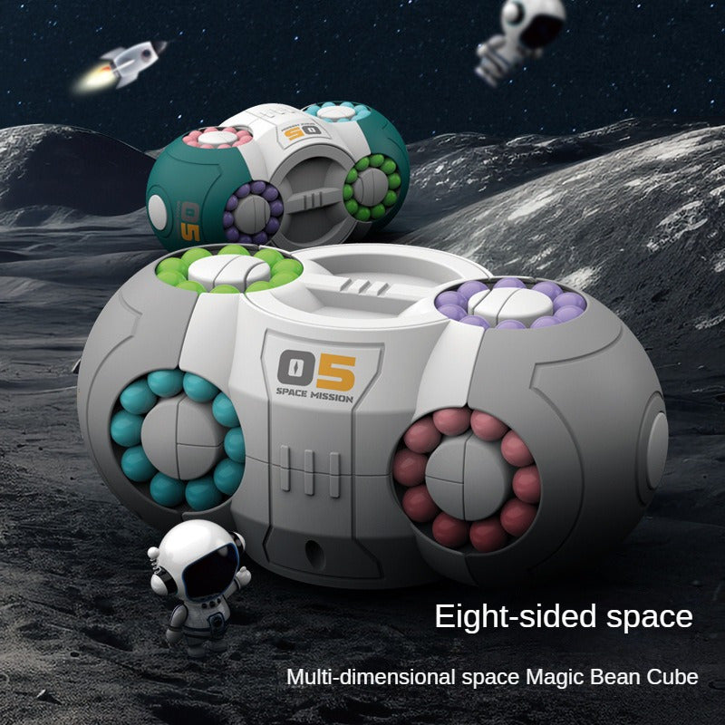 3D Polyhedron Space Magic Bean Fidget Toy for Stress Relief & Focus