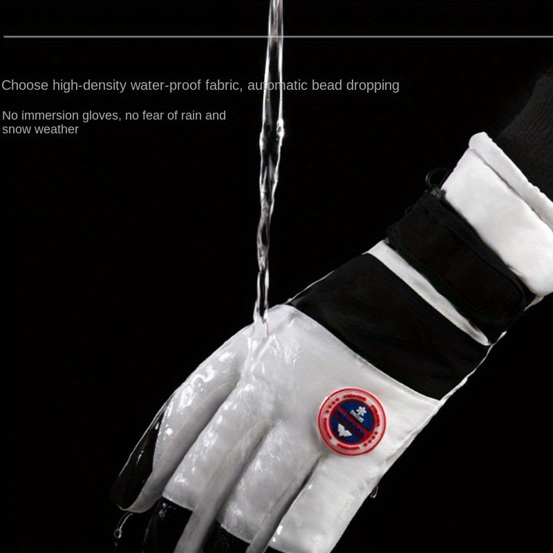 Winter Skiing Gloves Anti-skid Windproof Warm Sports Gloves
