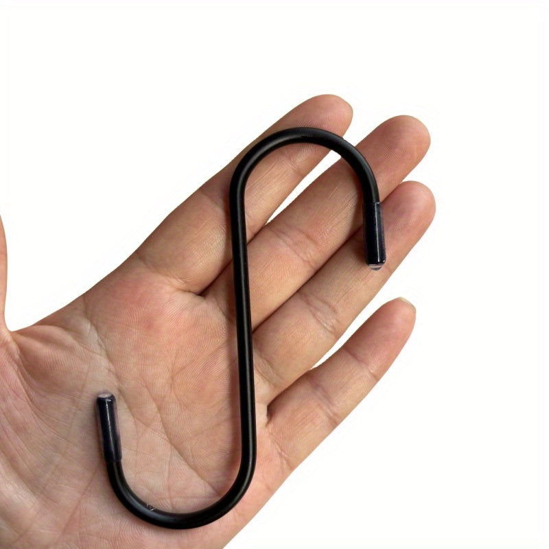 20pcs S Hooks Heavy Duty Metal Hanging Hooks Non Slip Hanger Closet Garden Kitch