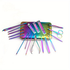 Stainless Steel Manicure Pedicure Kit 18 Pieces Set