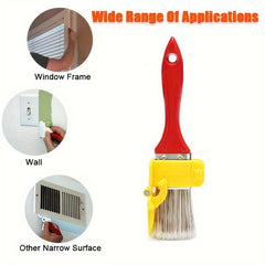 2pcs Paint Trimming Separator Angle Closing Edge Wool Roller Brush Tool