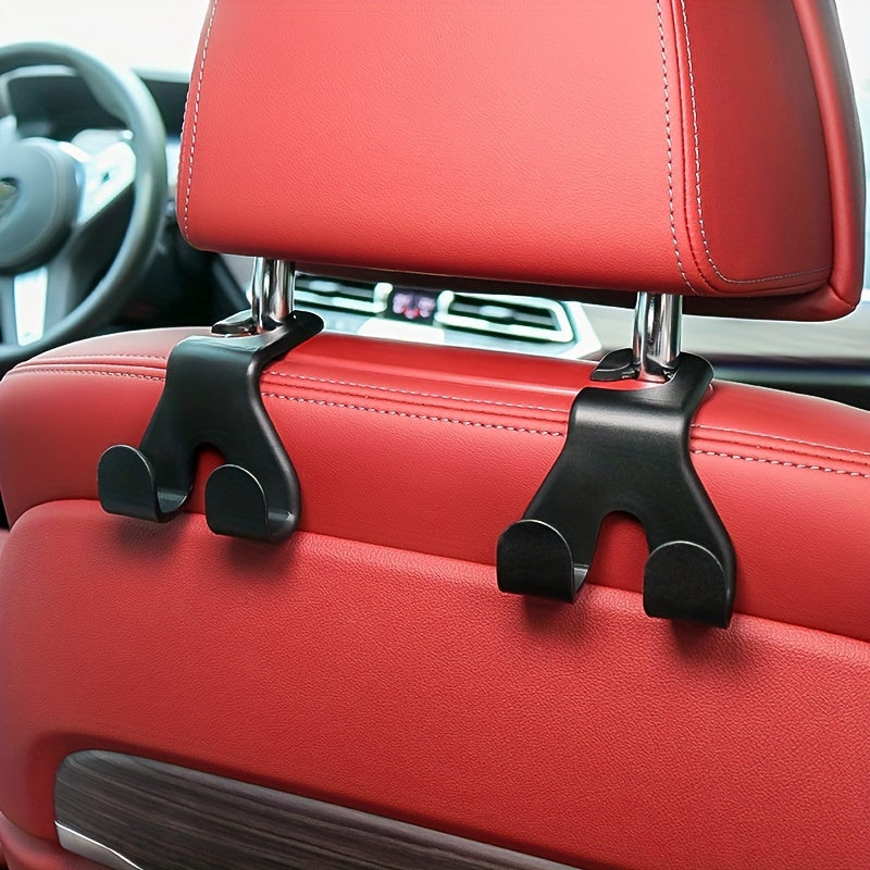 2pcs Car Seat Back Hood Double-headed Hook Car Accessories