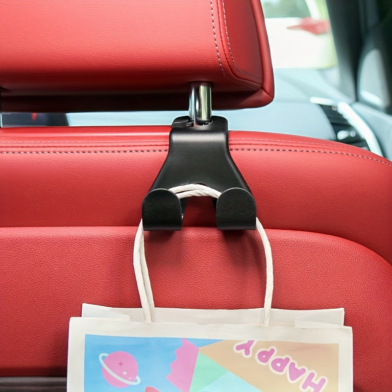 2pcs Car Seat Back Hood Double-headed Hook Car Accessories