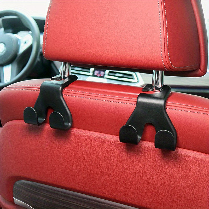 2pcs Car Seat Back Hood Double-headed Hook Car Accessories