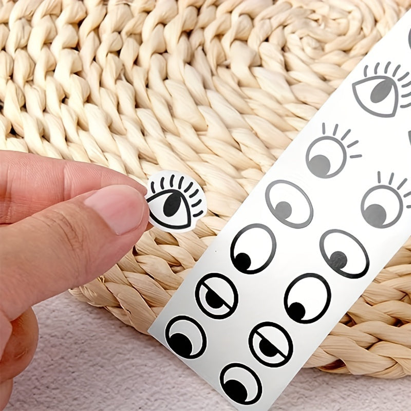 1000pcs Self-adhesive Eye Stickers DIY Activities Cartoon Label Stickers