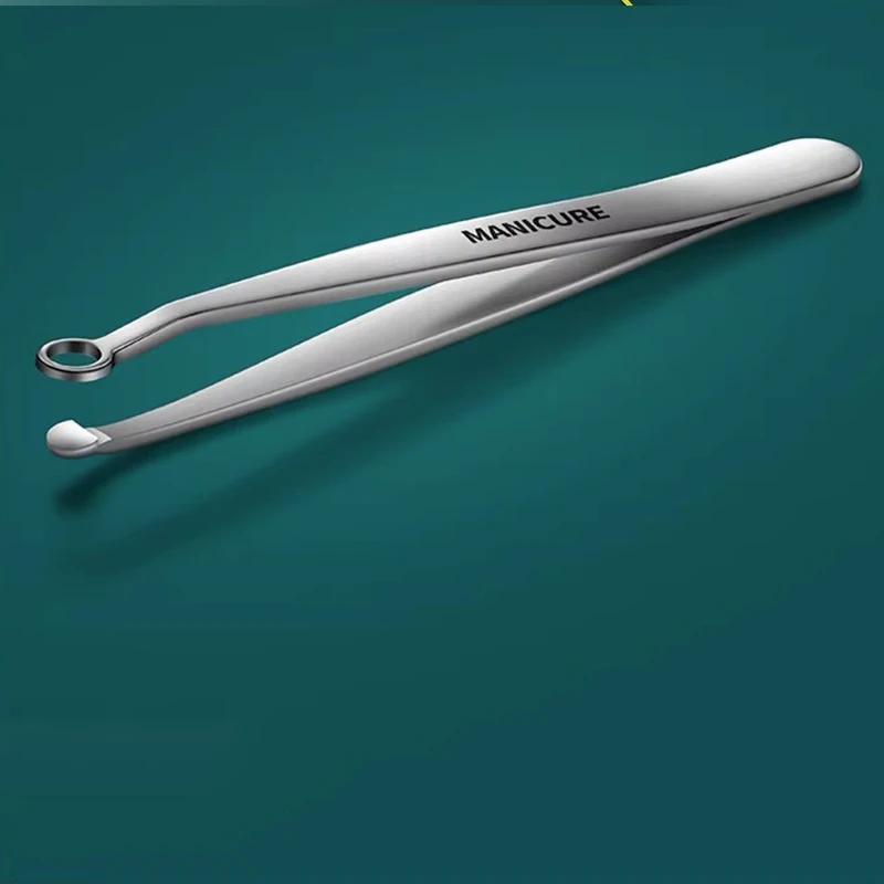 Stainless Steel Manual Nose Hair Trimmer Scissors
