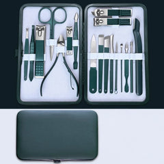 18pcs Nail Clippers Fingernail & Toenail Cutter Manicure Tool