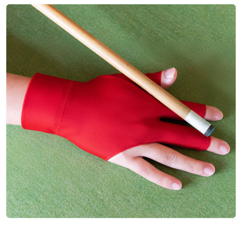 8pcs 3 Fingers Pool Gloves Left Hand Billiards Accessories