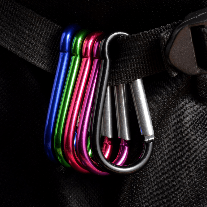 5x Aluminum D-Shaped Snap Buckle for Camping Hiking