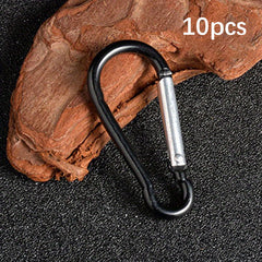 5x Aluminum D-Shaped Snap Buckle for Camping Hiking