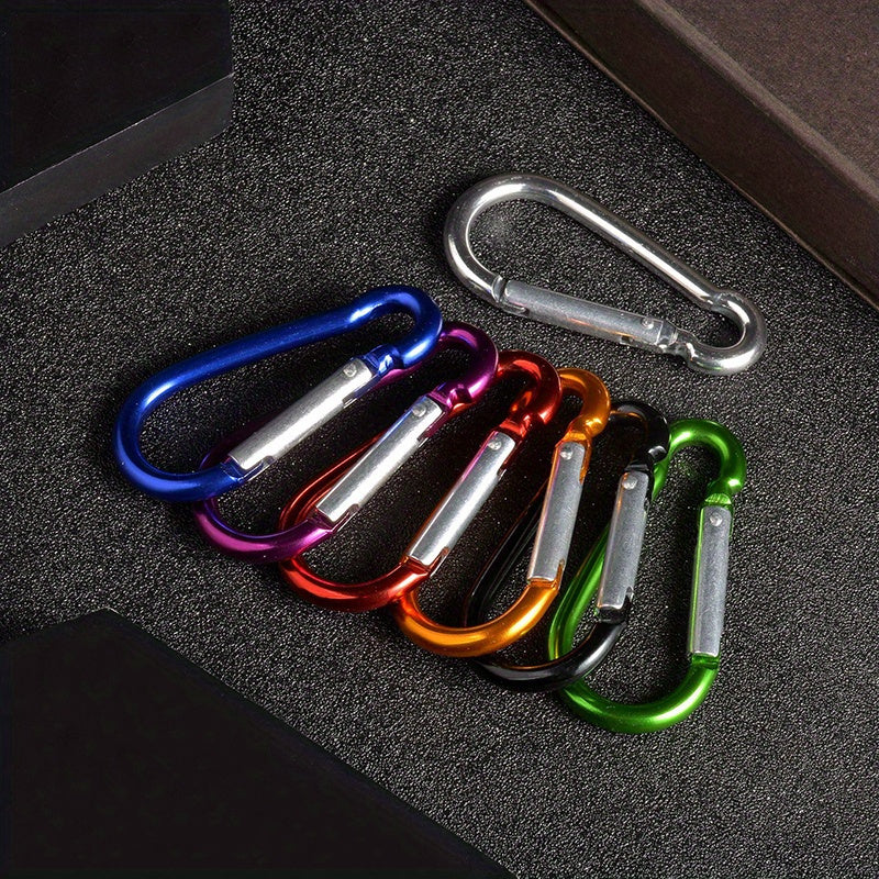 5x Aluminum D-Shaped Snap Buckle for Camping Hiking