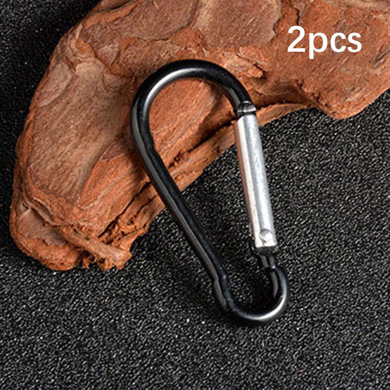 5x Aluminum D-Shaped Snap Buckle for Camping Hiking
