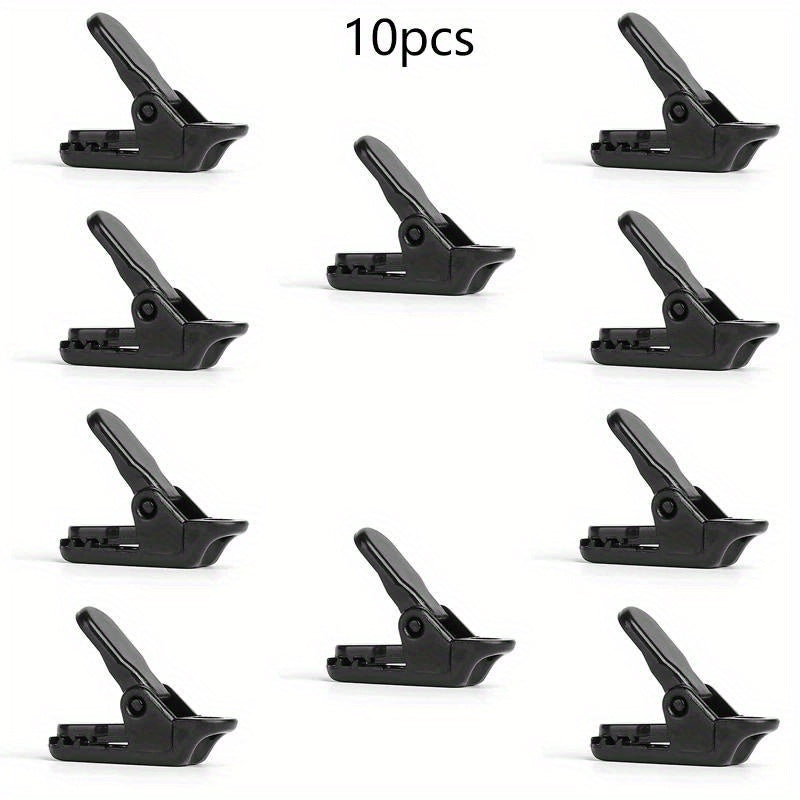 10pcs Tarpaulin Clips Camping Wind Rope Clamp Plastic Clip Buckle