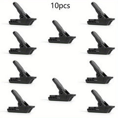 10pcs Tarpaulin Clips Camping Wind Rope Clamp Plastic Clip Buckle