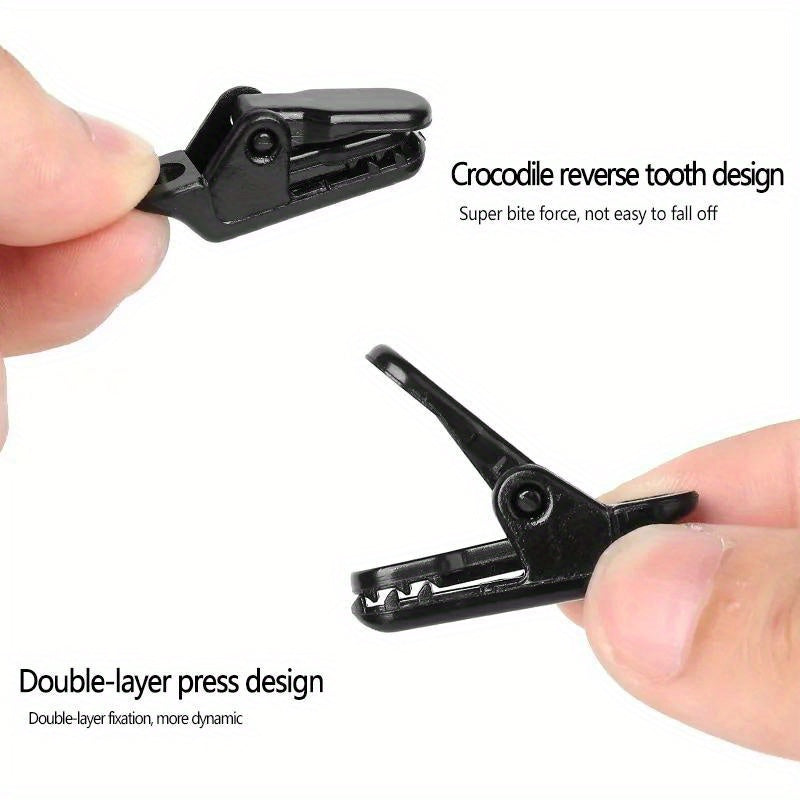 10pcs Tarpaulin Clips Camping Wind Rope Clamp Plastic Clip Buckle