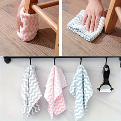 10/20pcs Strong Water Absorbing Washing Towel Random