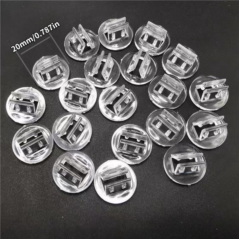 20pcs Transparent Plastic Cards Stand for Board Games Cards Display