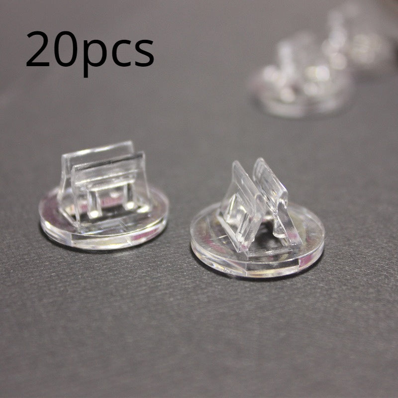 20pcs Transparent Plastic Cards Stand for Board Games Cards Display