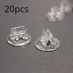 20pcs Transparent Plastic Cards Stand for Board Games Cards Display