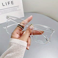 Vintage Oval Glasses Light Blocking Spectacles
