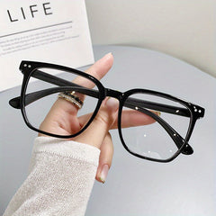 Vintage Oval Glasses Light Blocking Spectacles