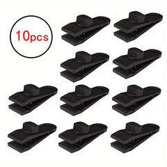 20PCS Outdoor Tent Clips & Elastic Rope Awning Clamps Camping Accessories