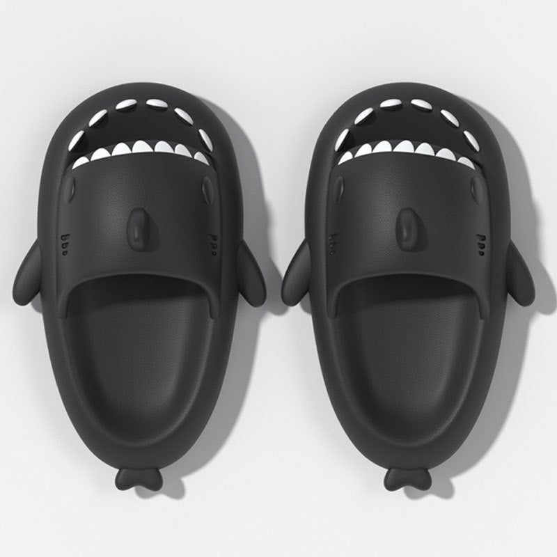 Men's Cartoon Shark Slippers Lightweight Non Slip Slides