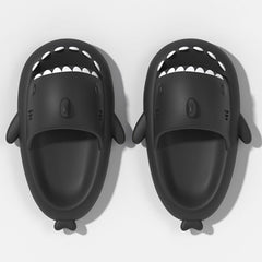 Men's Cartoon Shark Slippers Lightweight Non Slip Slides