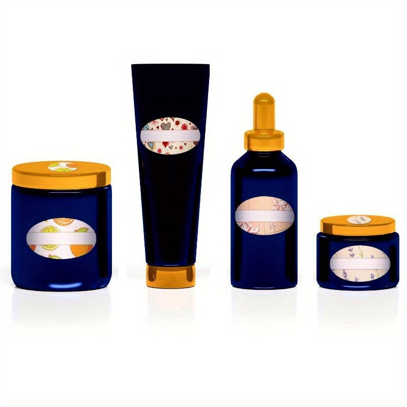 3pcs Cosmetic Sticker Gift Label Perfume Bottle Essential Sticker