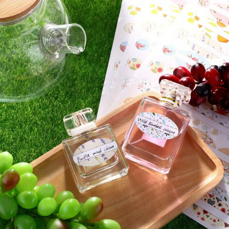 3pcs Cosmetic Sticker Gift Label Perfume Bottle Essential Sticker