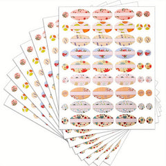 3pcs Cosmetic Sticker Gift Label Perfume Bottle Essential Sticker