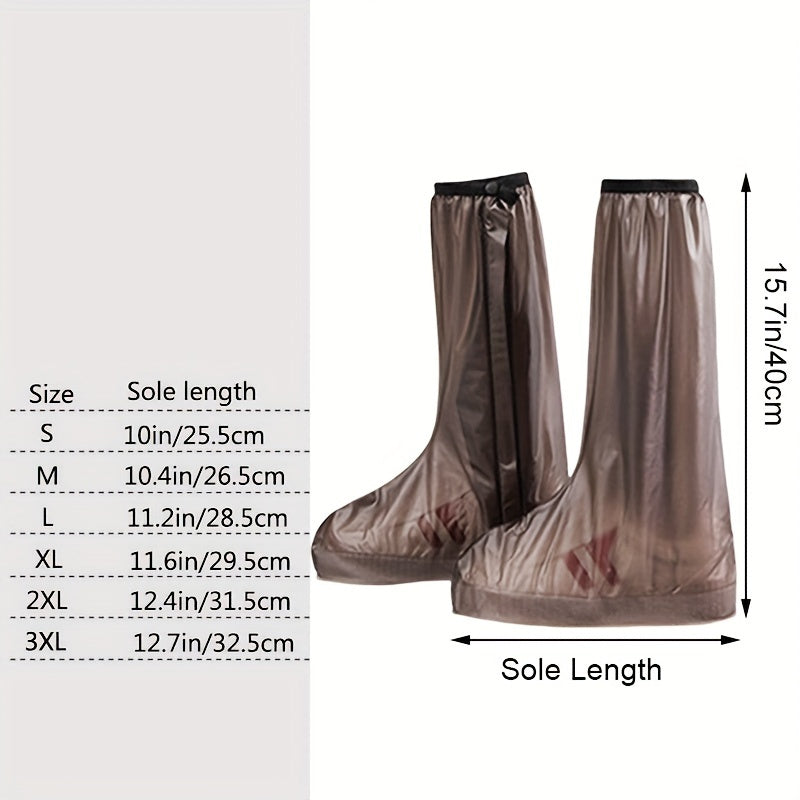 Waterproof Rain Shoe Covers for Men Women, Non-slip Rainproof Shoe Covers