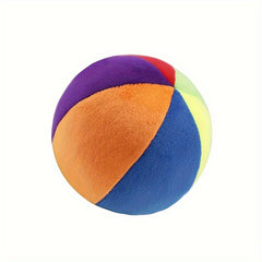 Montessori Plush Rainbow Balls Baby Grip Rattle Toy