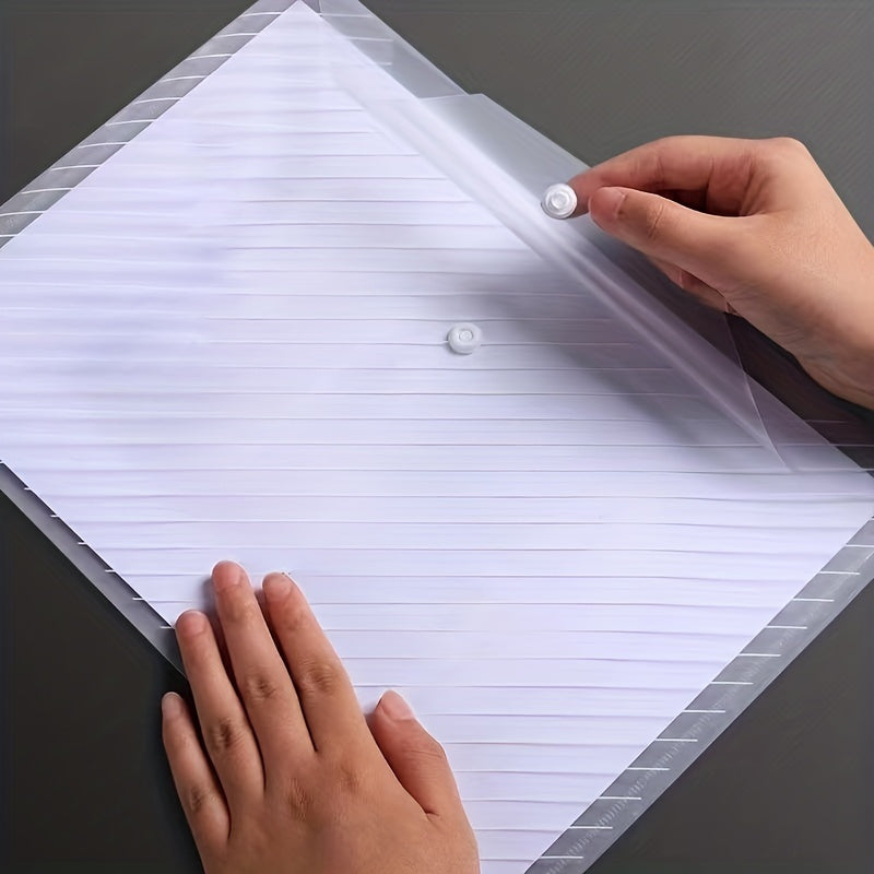 10pcs Transparent Waterproof Document Storage Bags