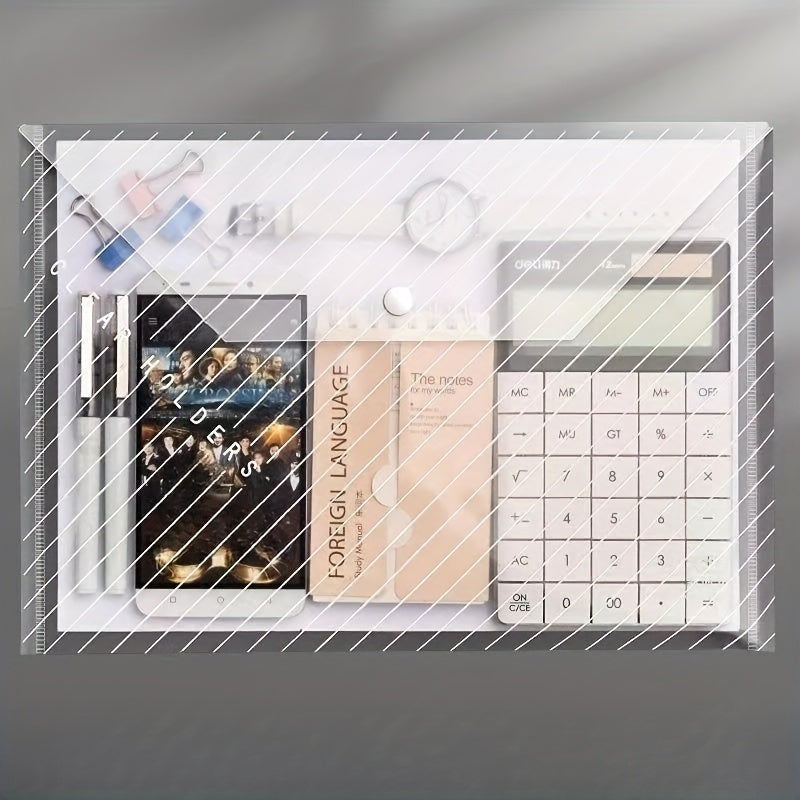 10pcs Transparent Waterproof Document Storage Bags