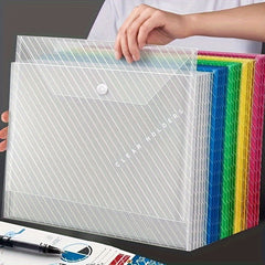 10pcs Transparent Waterproof Document Storage Bags