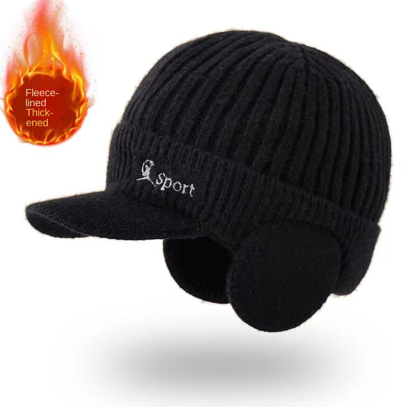 Men's Winter Warm Velvet Thick Hat with Ear Protection
