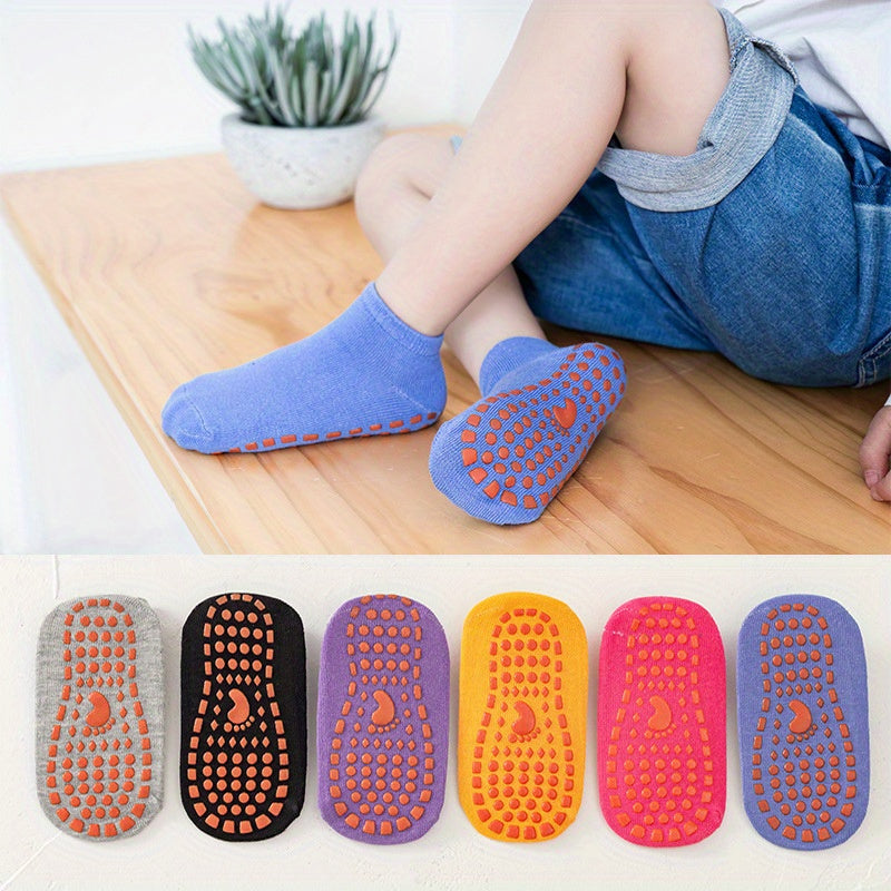 Kids Non-Slip Silicone Floor Socks for Indoor Sports