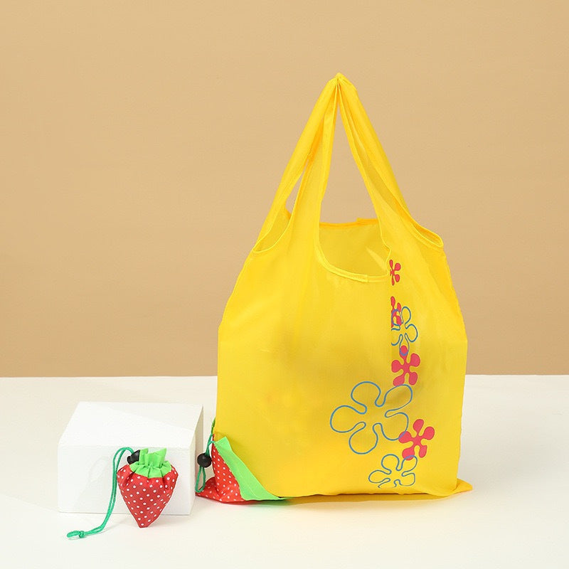 Strawberry Shape Folding Reusable Shopping Bag Large Capacity Nylon