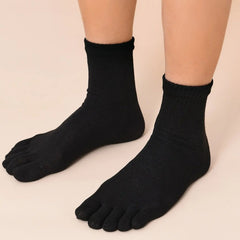 Men's 5 Pairs Five Toe Breathable Casual Socks