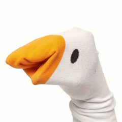Untitled Goose Game Socks Animal Funny Pattern Unisex Casual Cotton Socks