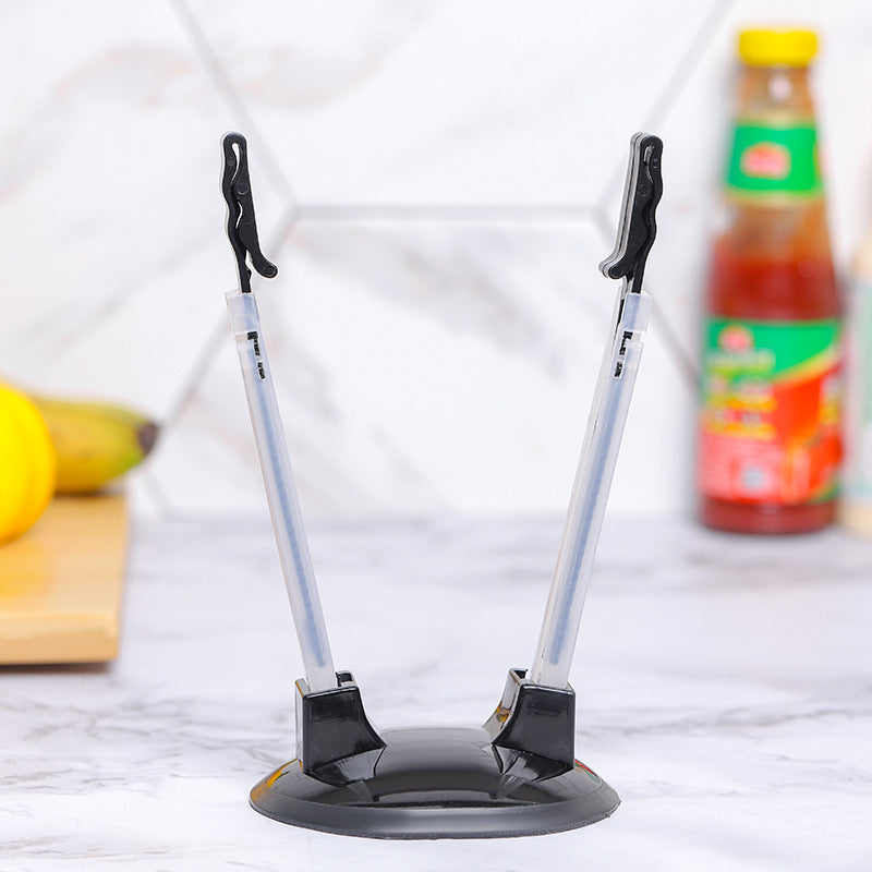 Hanging Bag Maker Kitchen Support Shelf Fresh keeping Bag Holder Refrigerator