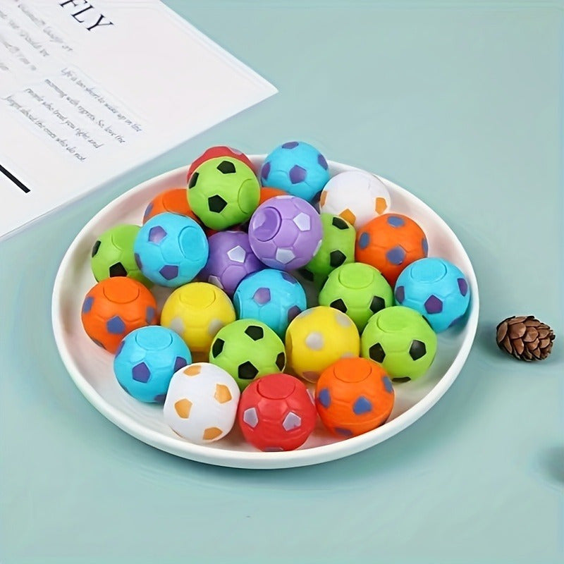 20Pcs Mini Fidget Spinner Soccer Balls - Fun Party Favors