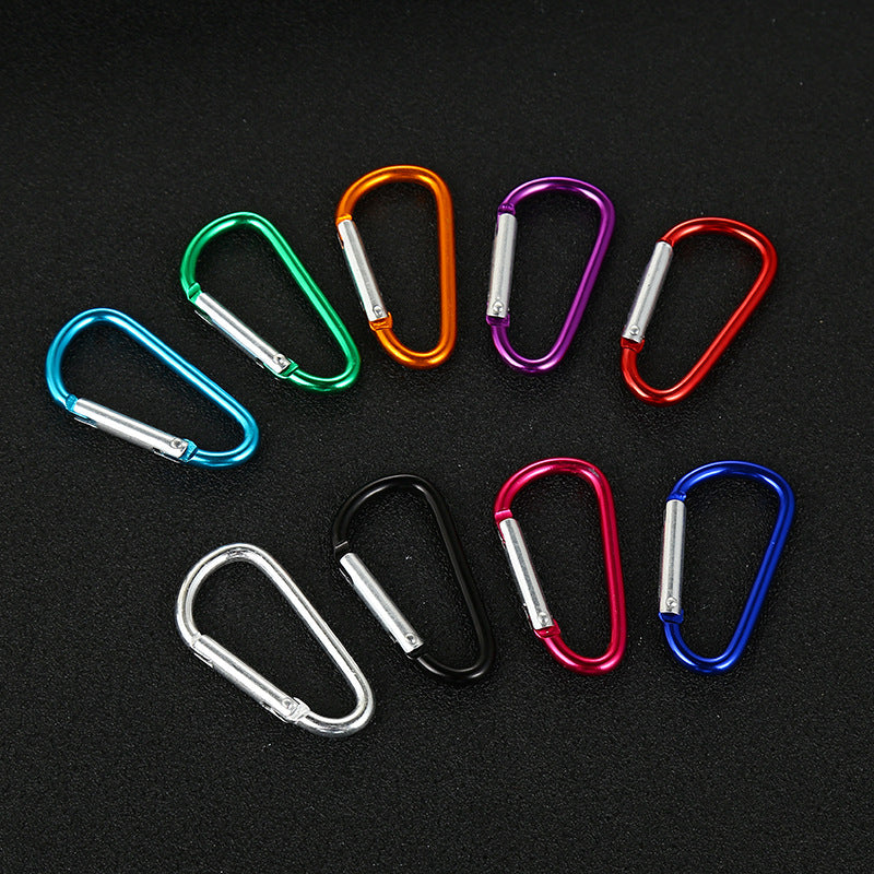 10pcs Metal Buckle Aluminum Water Bottle Buckle Outdoor Camping Hiking