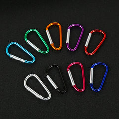 10pcs Metal Buckle Aluminum Water Bottle Buckle Outdoor Camping Hiking