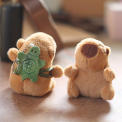 Capybara Pendant Plush Toy Stuffed Animals Doll Bag Keychain