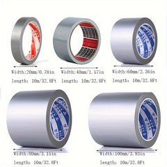 Adhesive Fabric Duct Tape Carpet Waterproof Tape Gray 10m