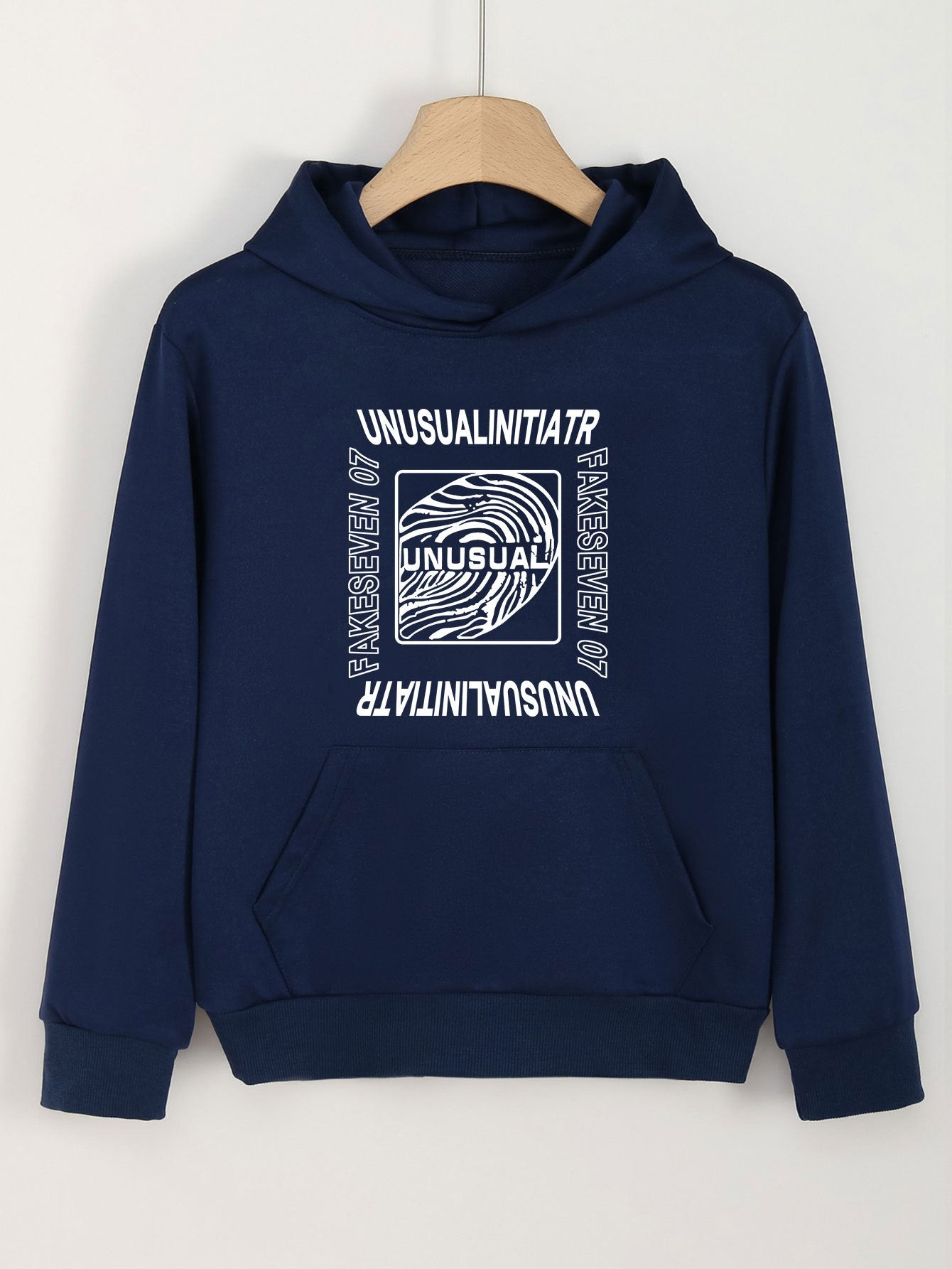Girls Cartoon Pattern Hooded Sweatshirt For Spring & Autumn